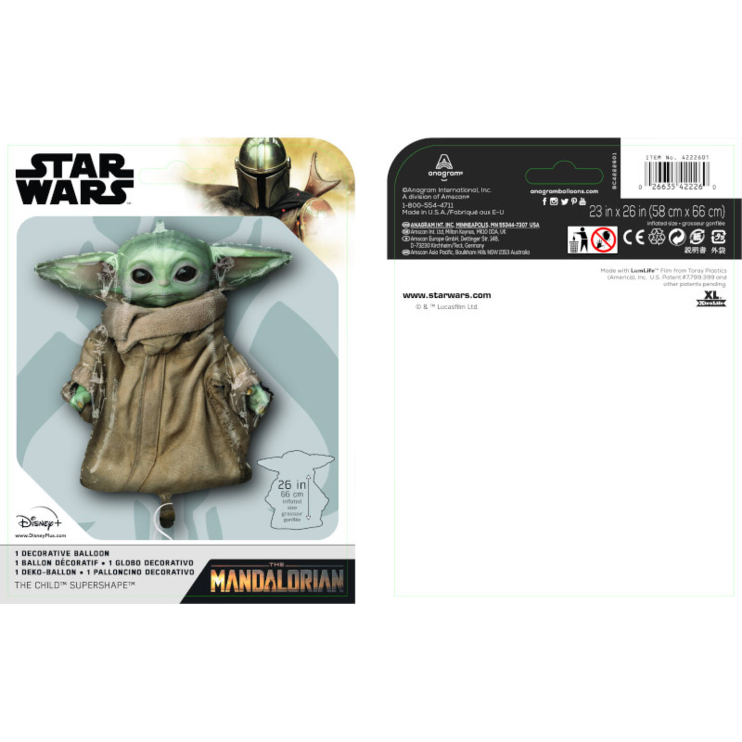 Ster Wars Mandalorian (58x66cm)