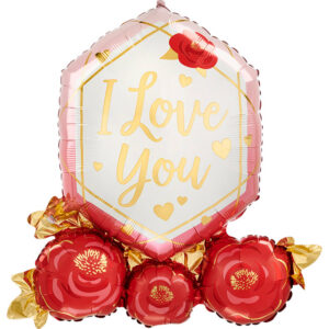 Shape I Love You Gem And Roses