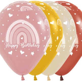 R12 - Happy Birthday - Boho Rainbow - Sempertex (25)