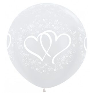 R36 - Entwined hearts - pearl white 405 - Sempertex (2)